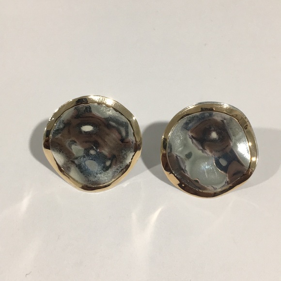 Sterling Silver Vintage Wavy Women's Earrings - Picture 2 of 7